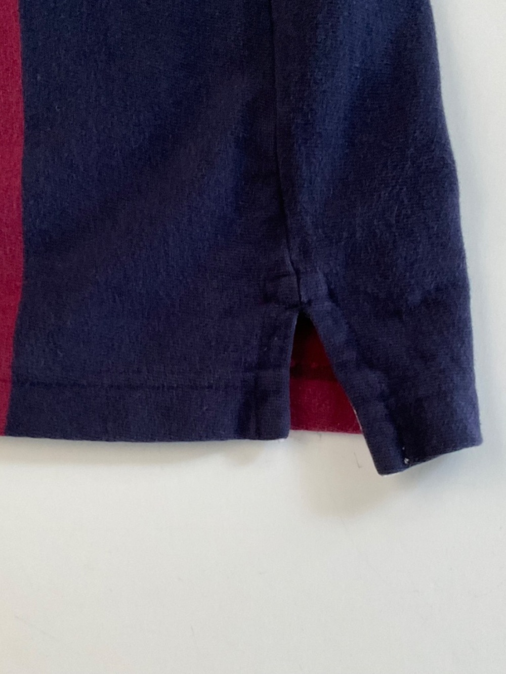 VTG Britches Men’s Great Outdoors Rugby Shirt Sz L Striped Collegiate Retro 90s - Picture 10 of 11